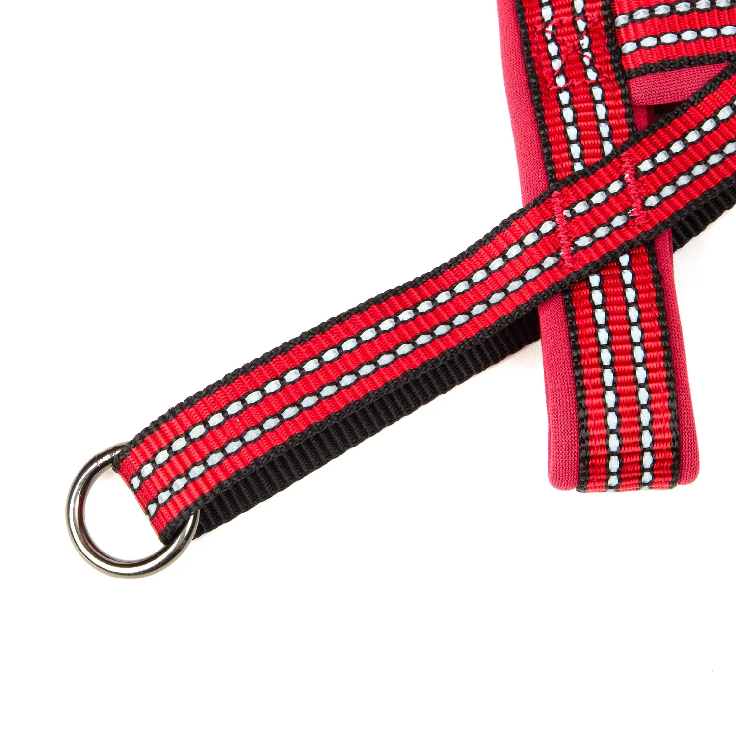 Peitoral Refletivo para Cães Vario Neoprene Doco Vermelho